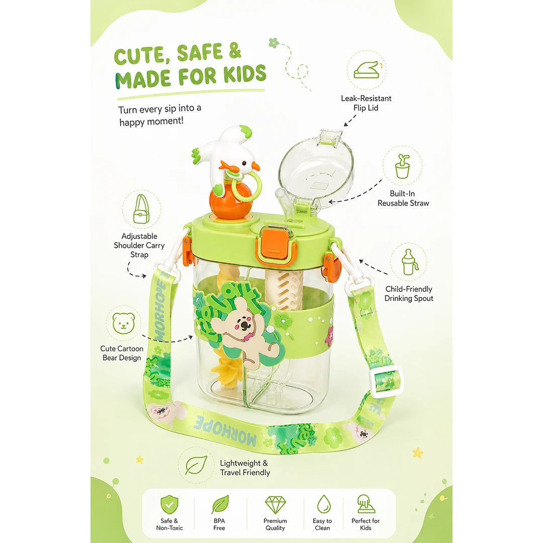 Moro Hop Kids Straw Bottle