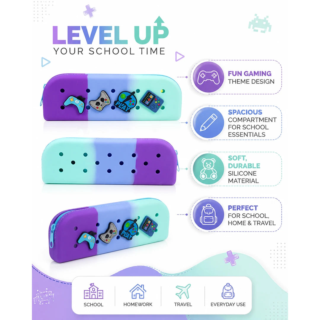 GameGlow Silicone Pencil Case