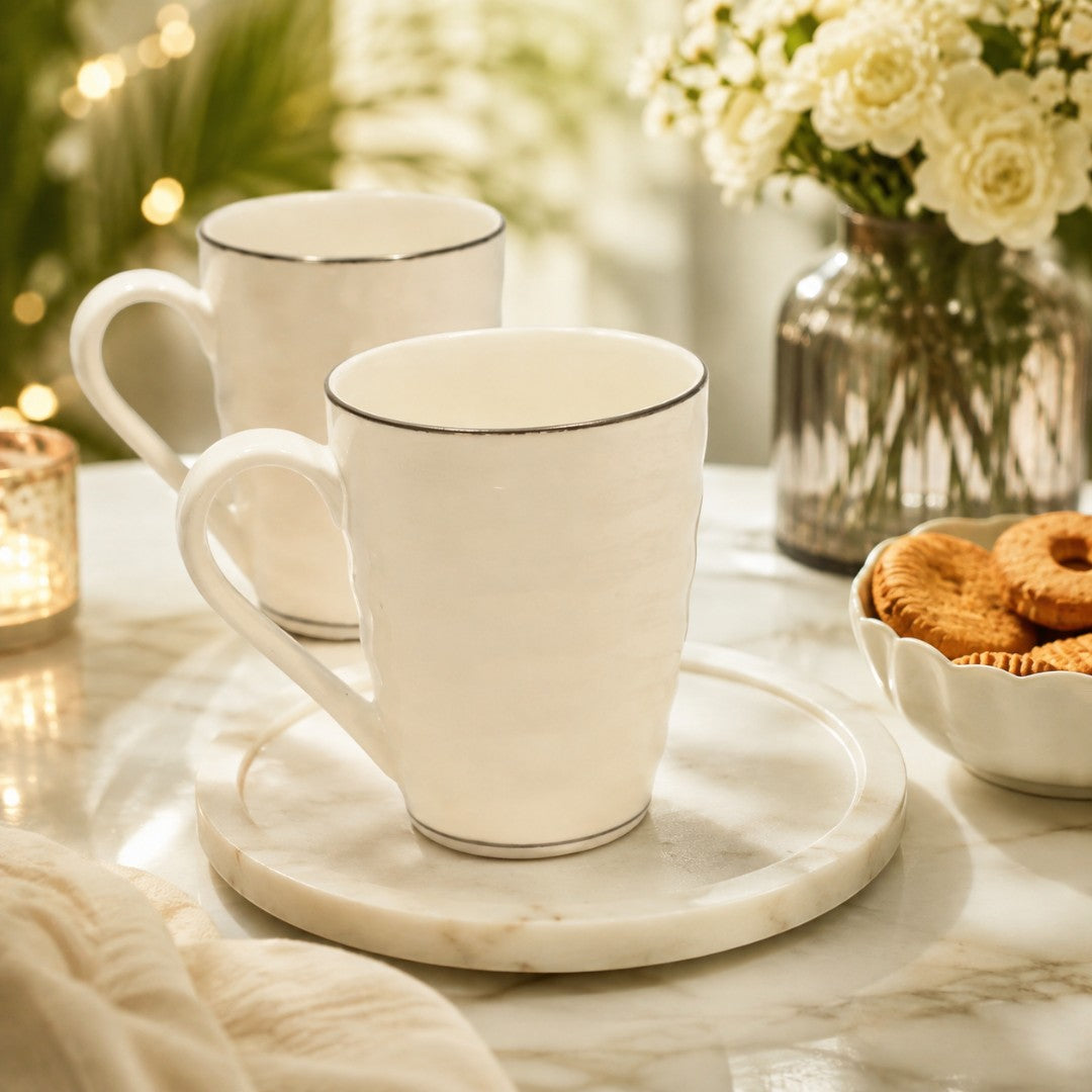 Pure Bliss Ceramic Coffee Mugs