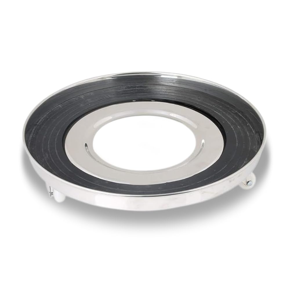 Stainless Steel Gas Trolley with Rubber Protection