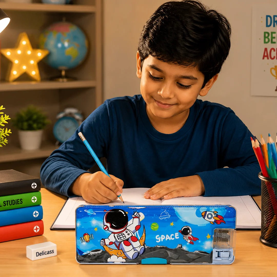 Moon Rider Pencil Box