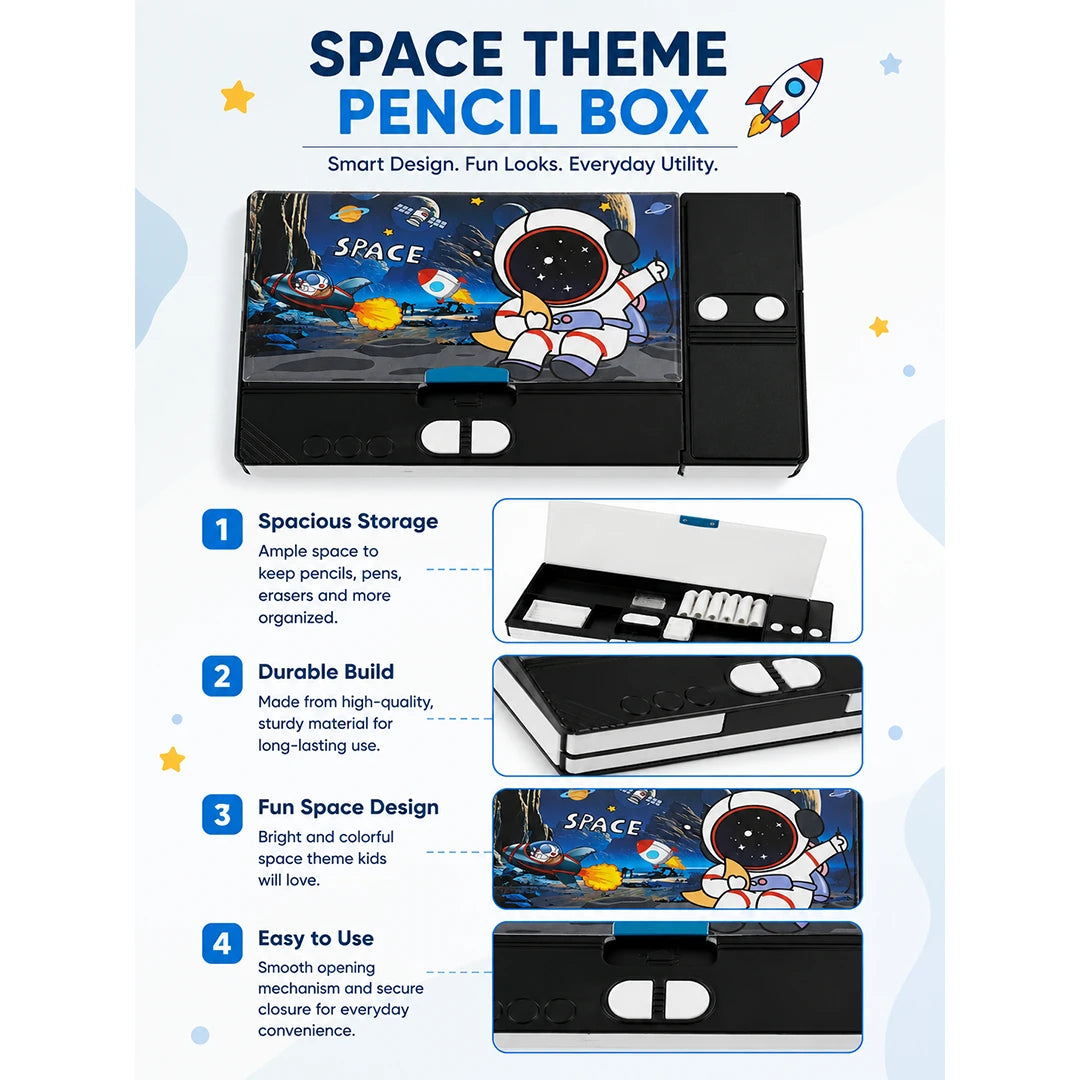 Space Explorer Multifunctional Pencil Box