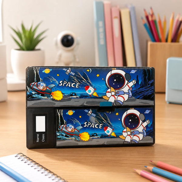 Space Explorer Multifunctional Pencil Box