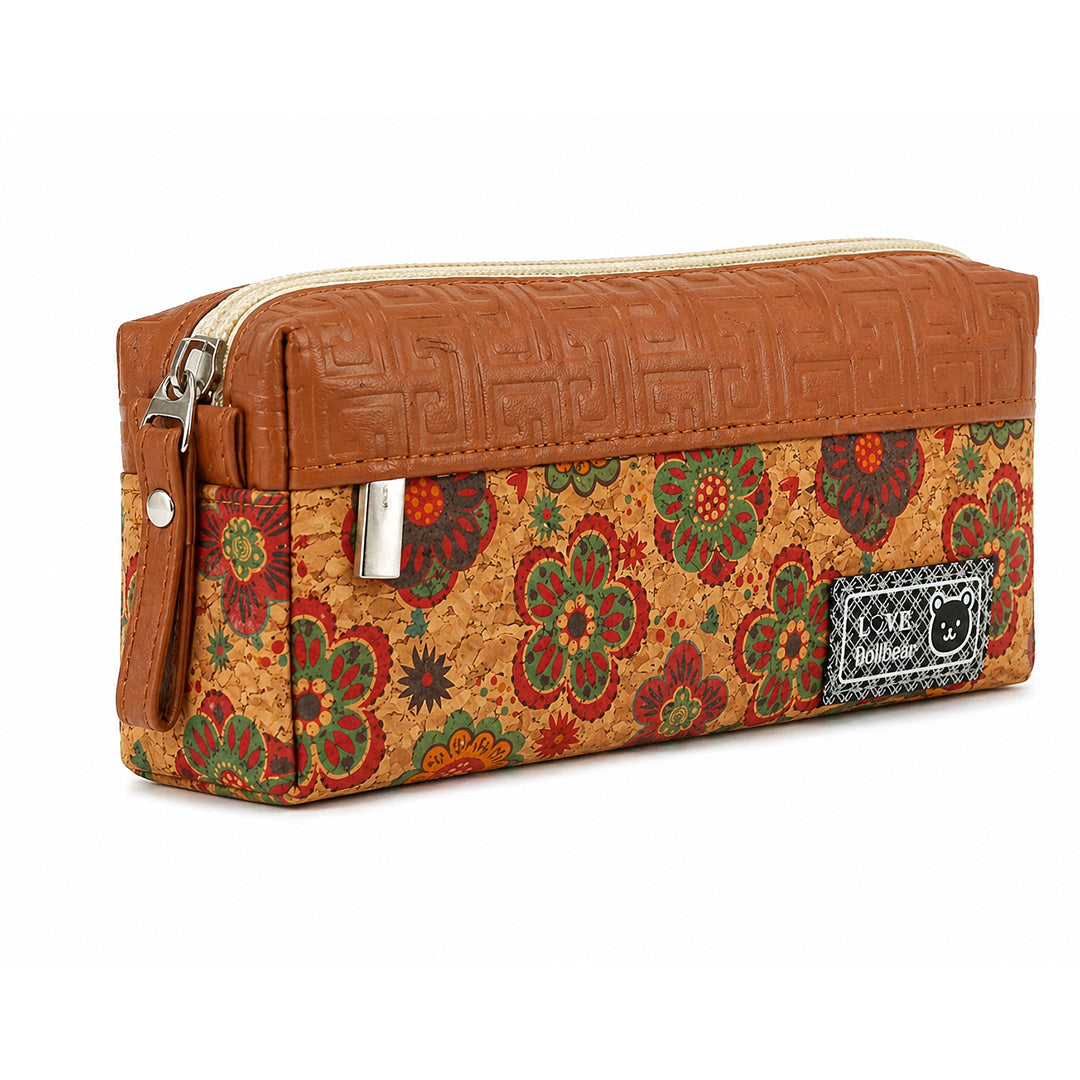 Floral Cork Charm Case