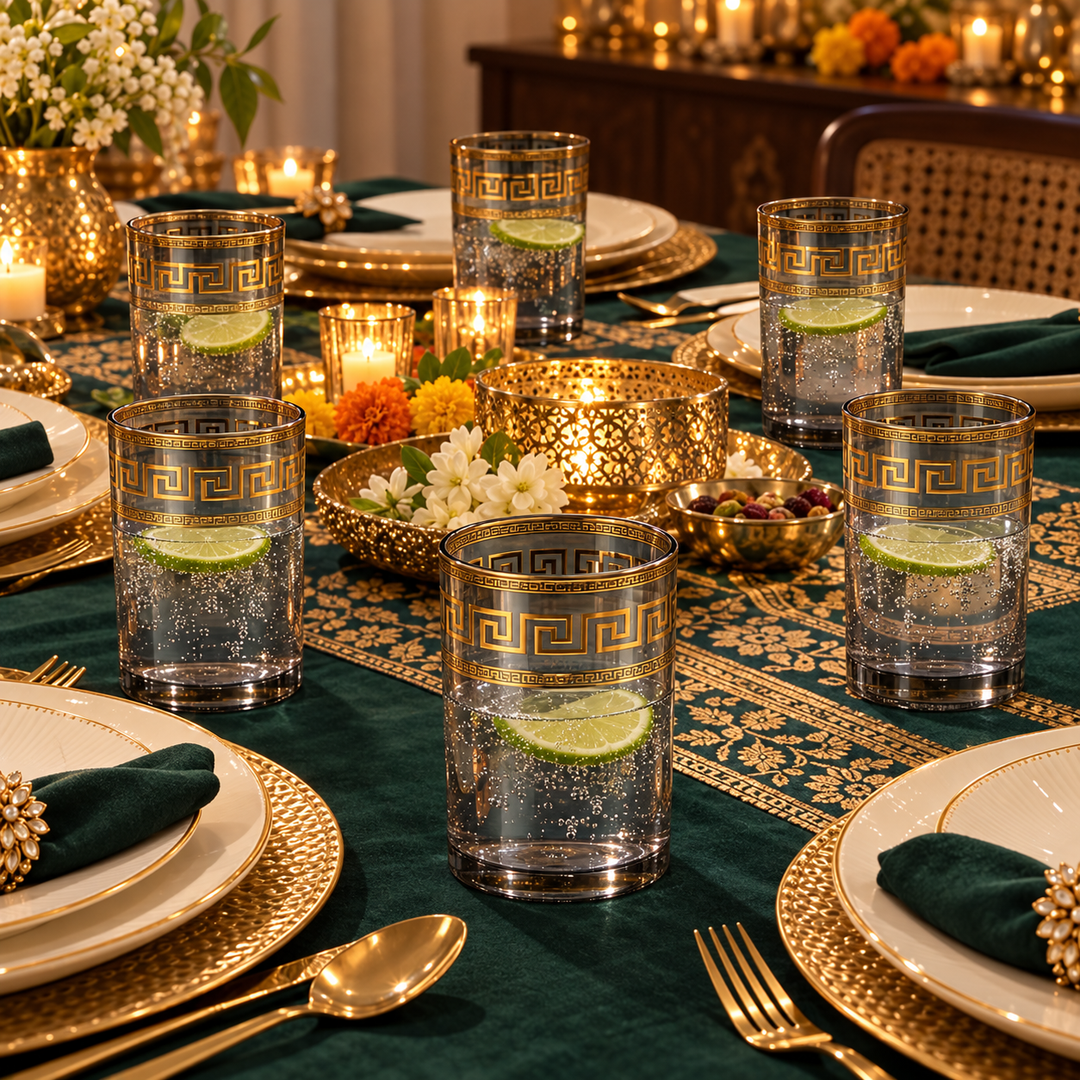 Imperial Maze Highball Glasses