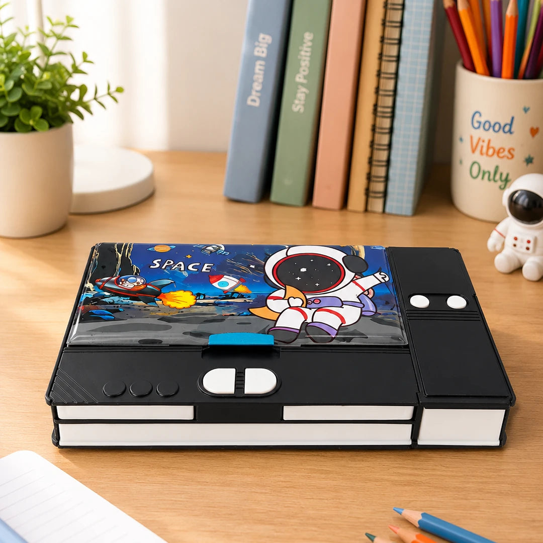 Space Explorer Multifunctional Pencil Box