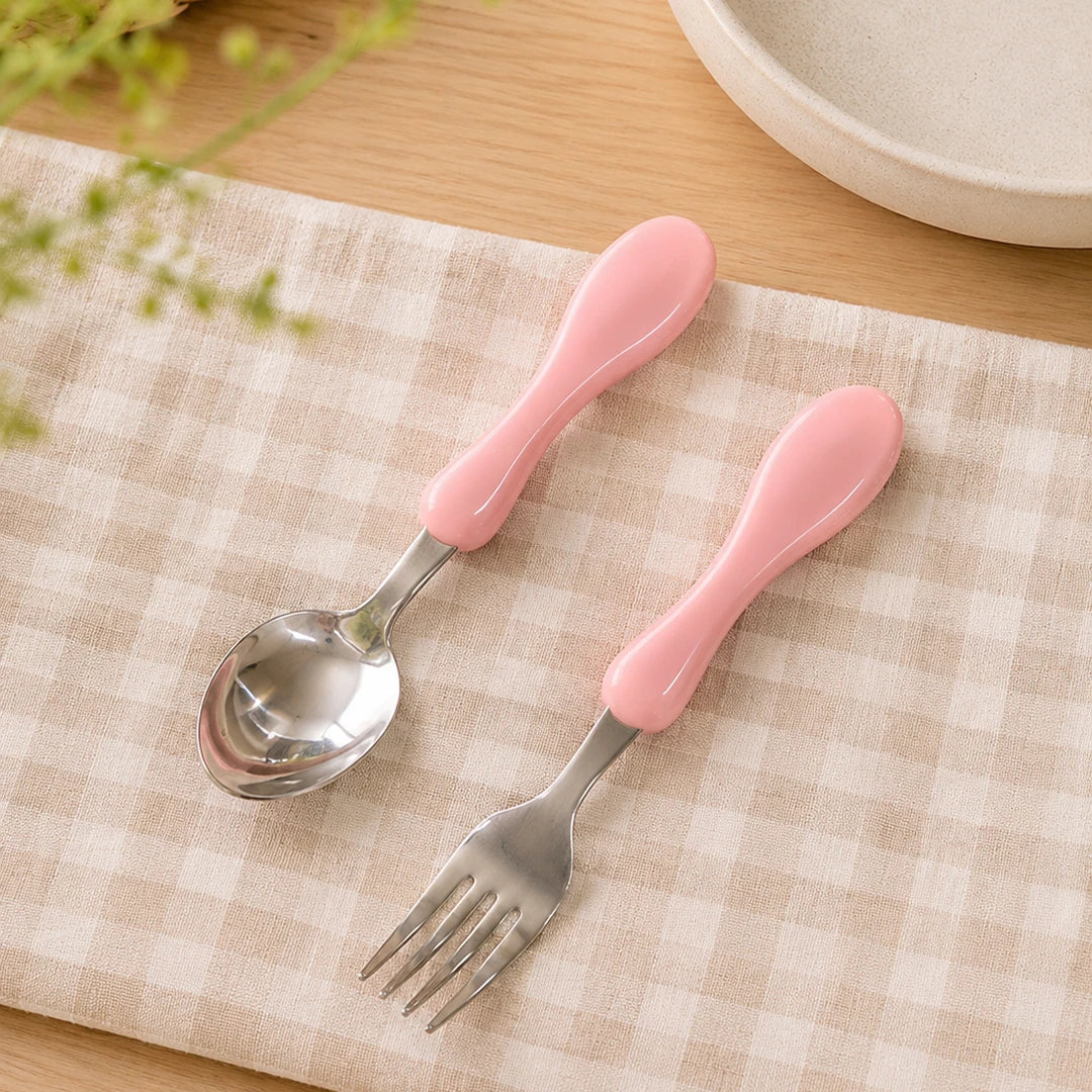 Pink Melody Kids Cutlery Set