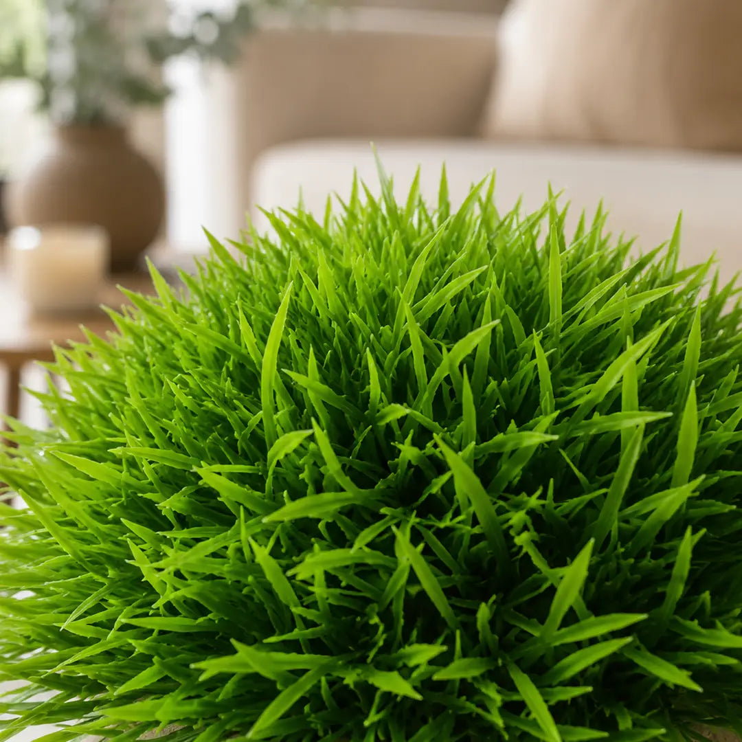 Verdant Nest Artificial Grass Plant with Pot