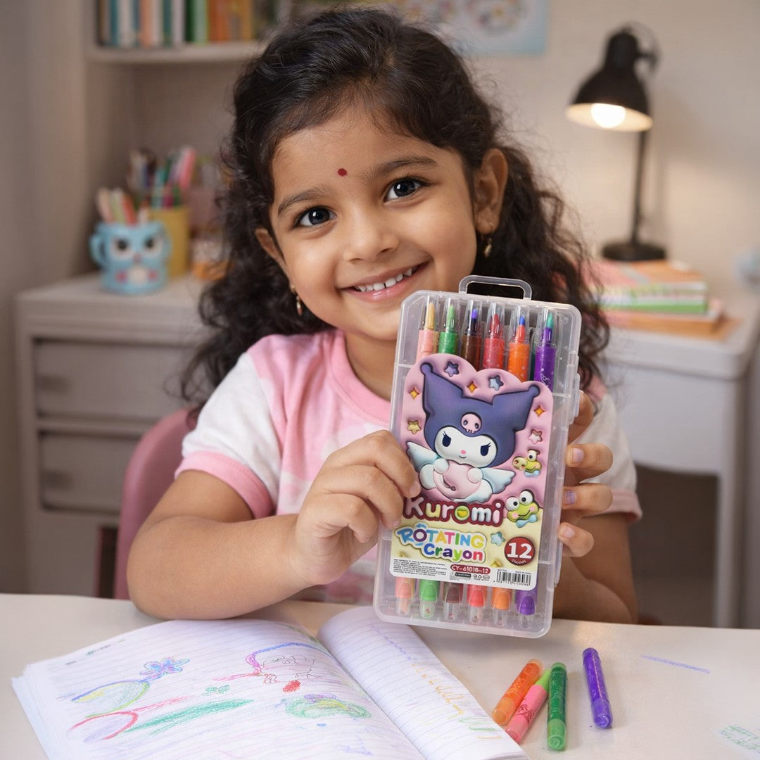 Kuromi Color Twist Crayon Set