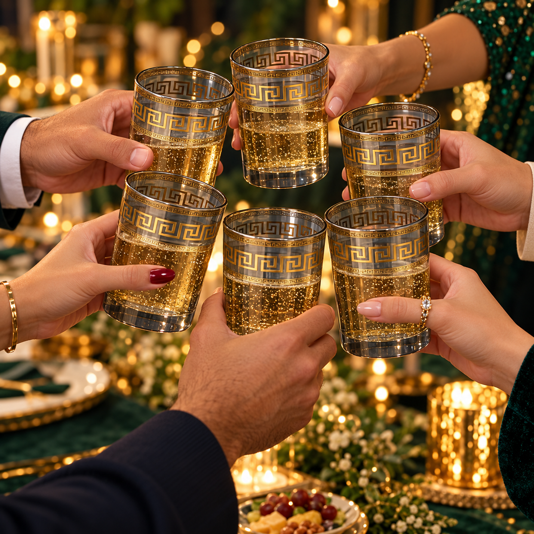 Imperial Maze Highball Glasses