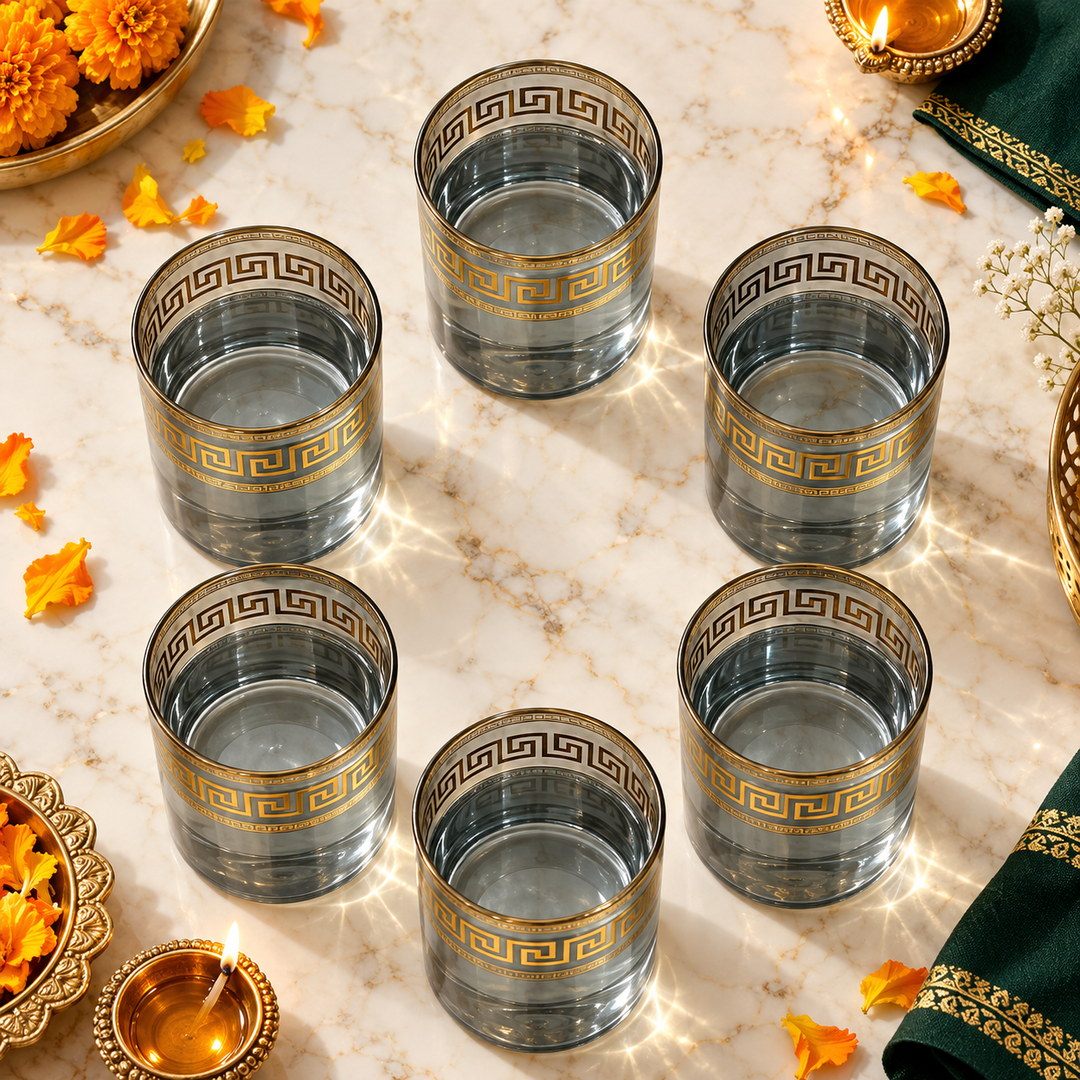 Imperial Maze Highball Glasses