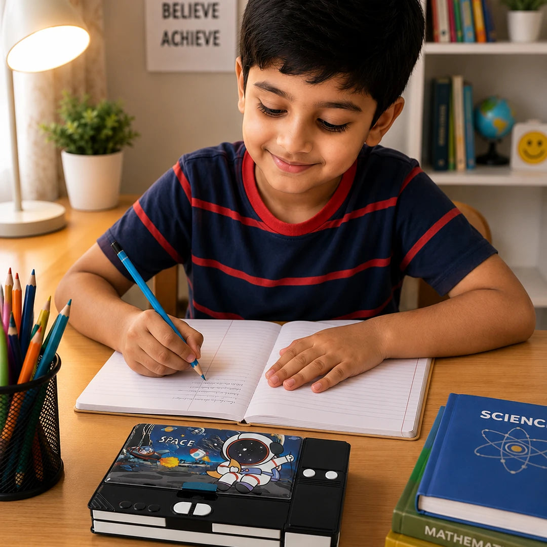 Space Explorer Multifunctional Pencil Box