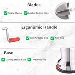 Load image into Gallery viewer, Coconut Scraper with Vacuum Base, Rotatable Handle
