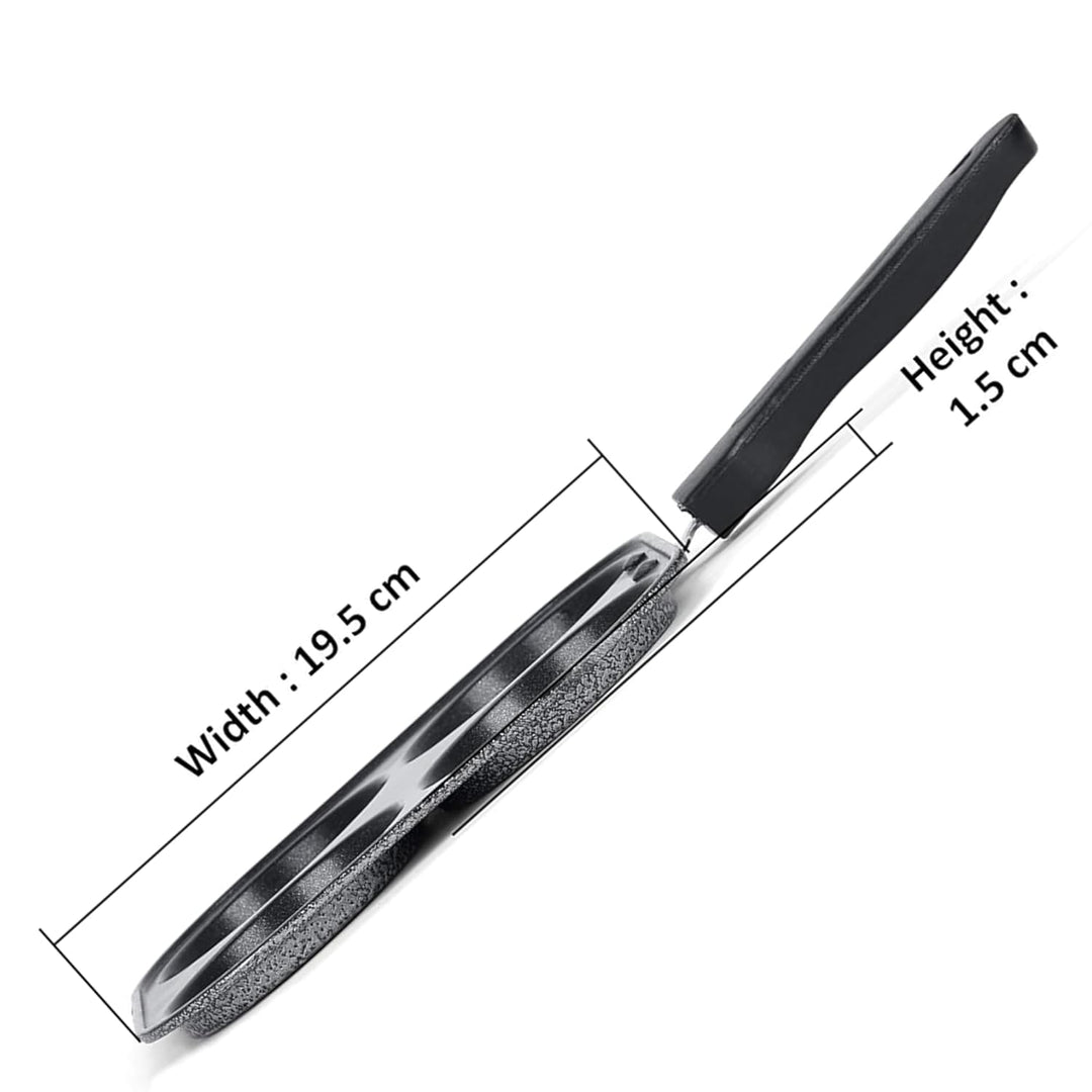 Non-Stick 4 Cavity Aluminium Uttapam Maker