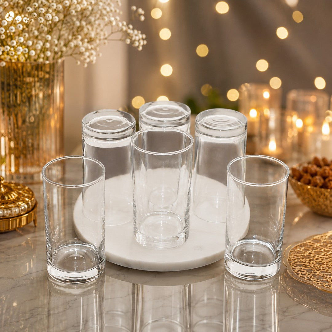 ELEGANT EVERYDAY TALL GLASS SET