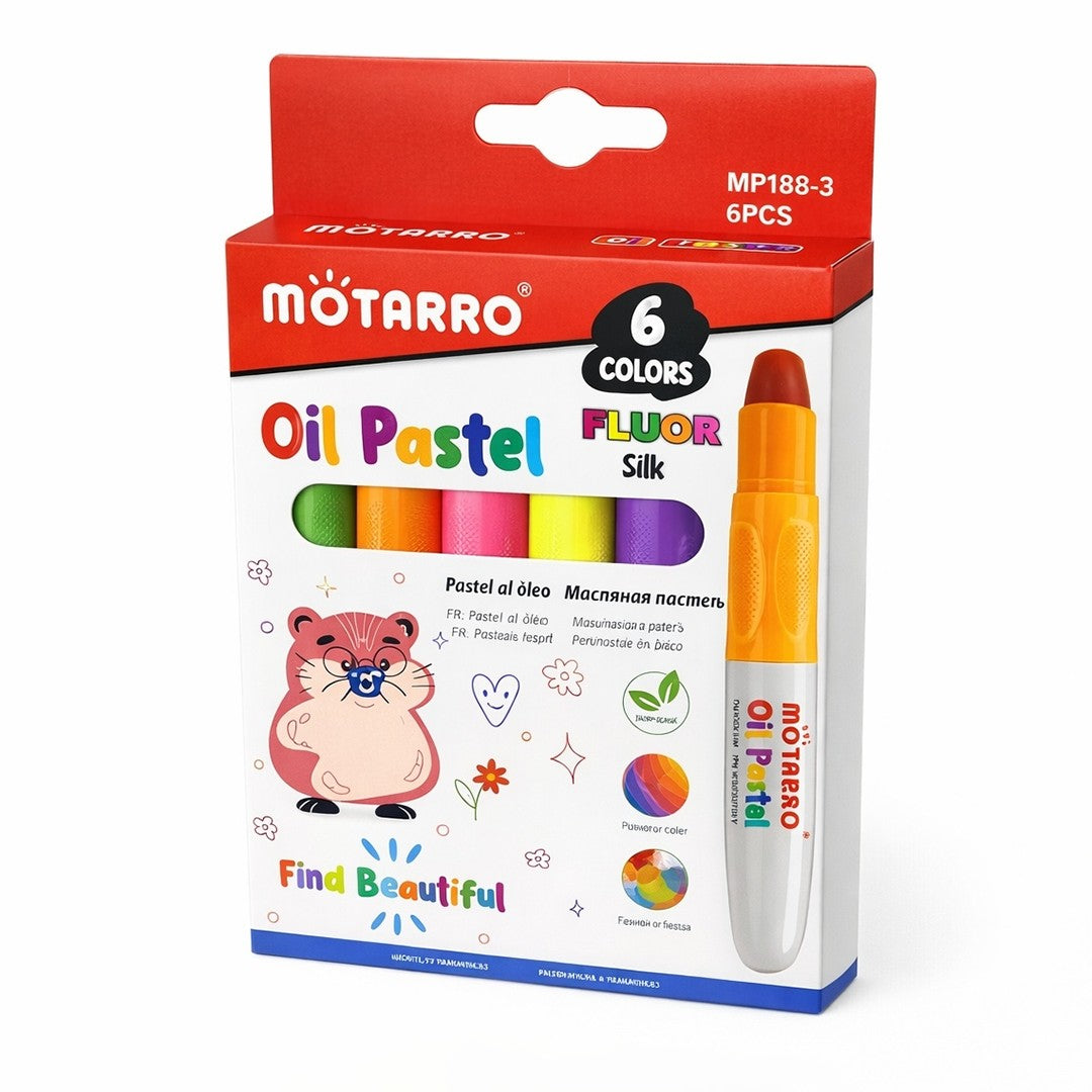 Motarro Neon Pop Oil Pastel Sticks