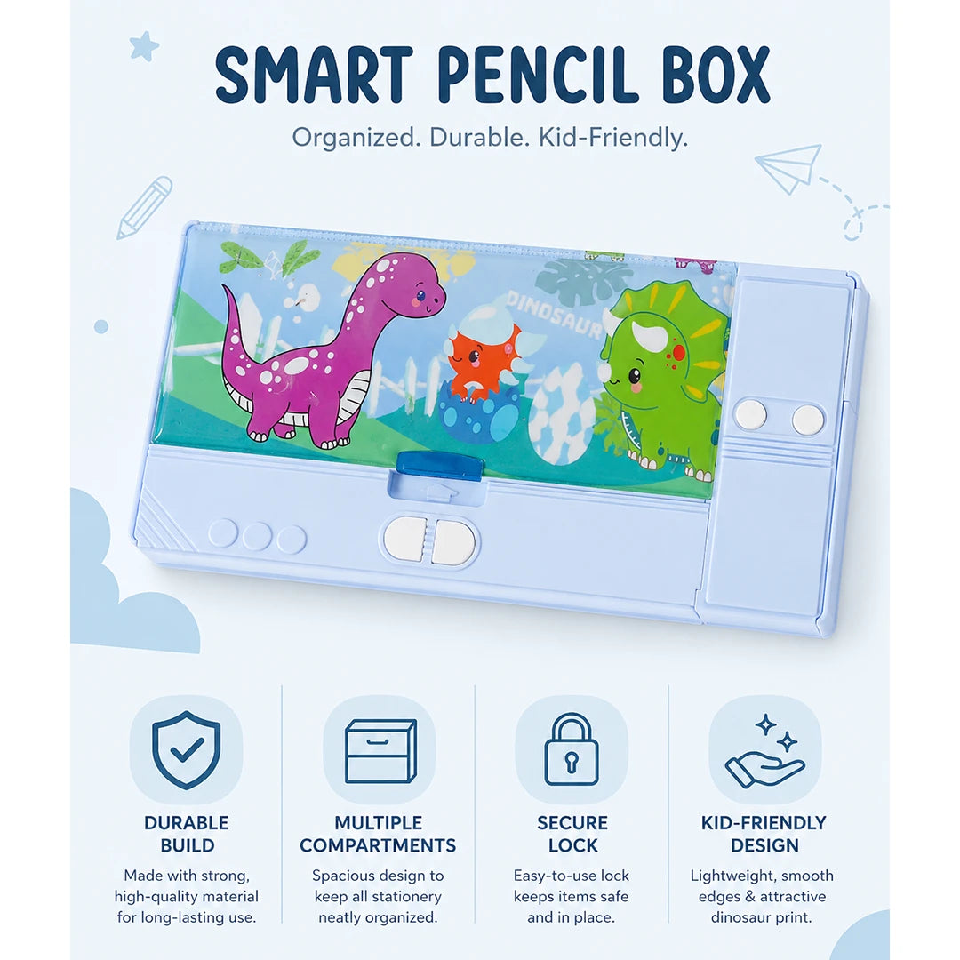 Dino Adventure Multifunctional Pencil Box