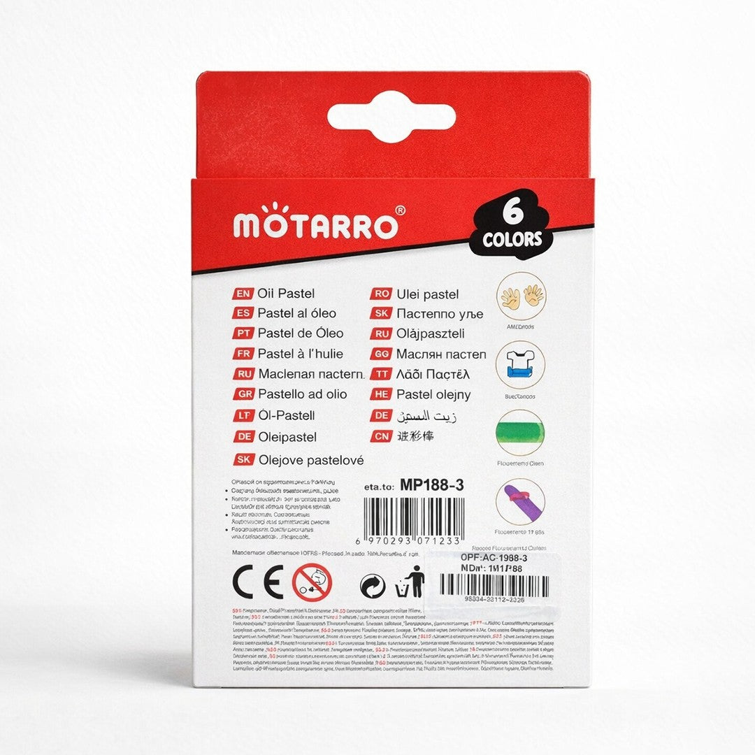 Motarro Neon Pop Oil Pastel Sticks