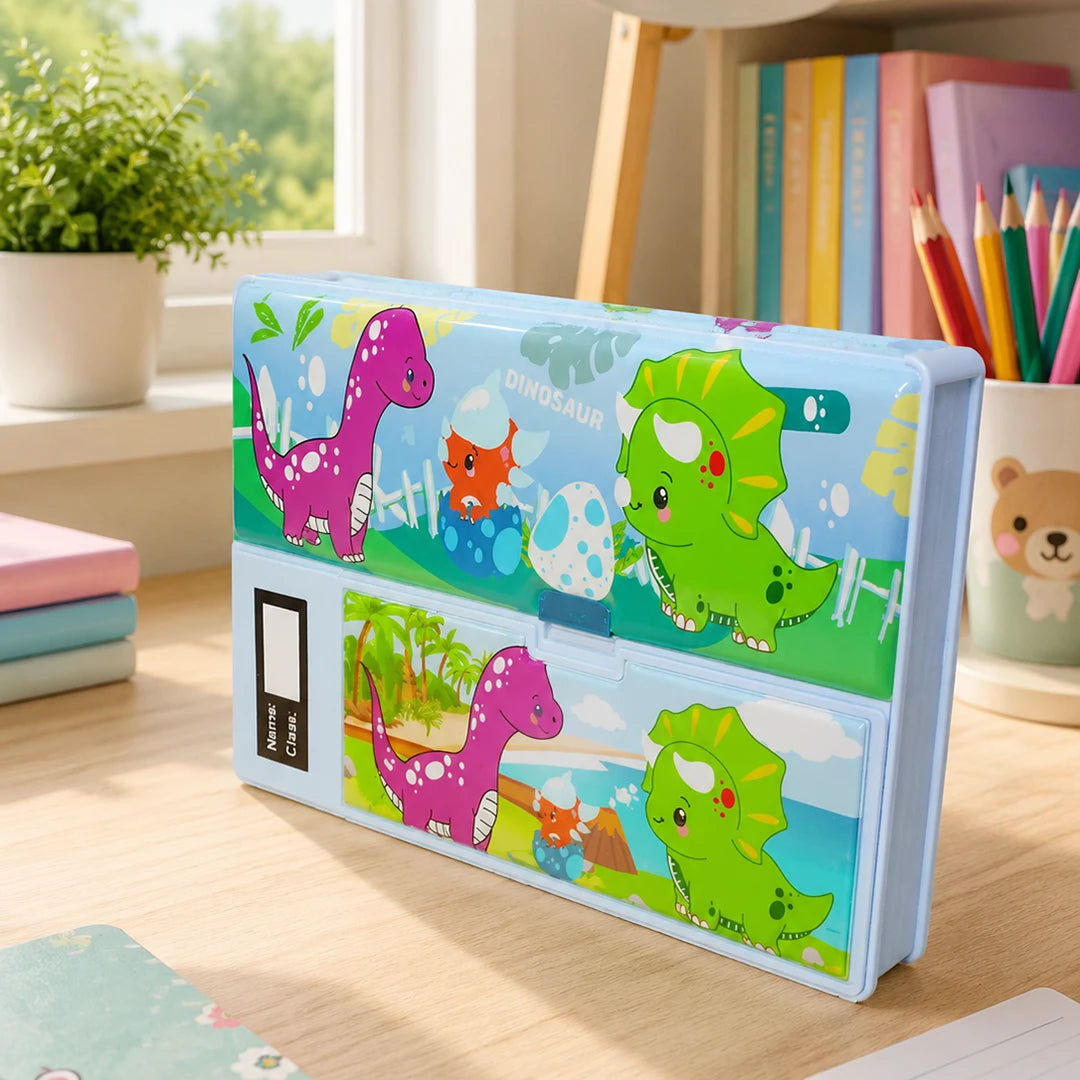 Dino Adventure Multifunctional Pencil Box