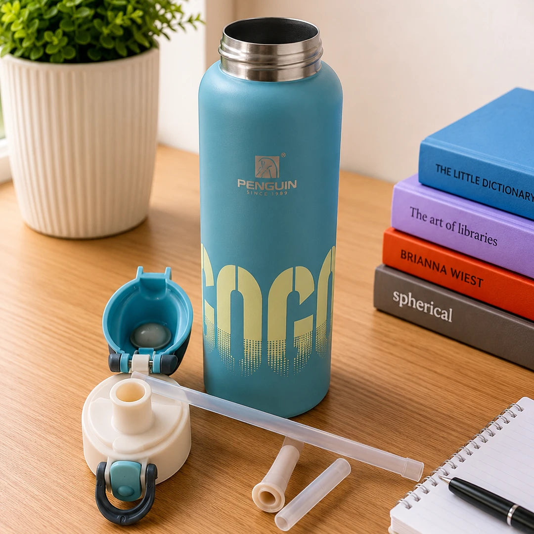 Penguin Aqua Insulated Sipper Bottle