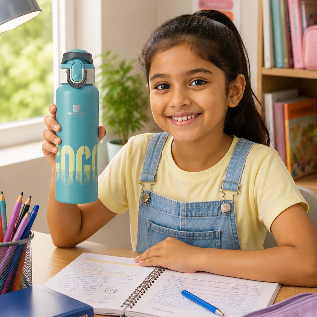 Penguin Aqua Insulated Sipper Bottle
