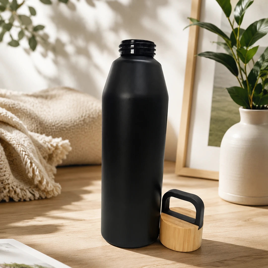 Noir Bamboo Insulated Bottle