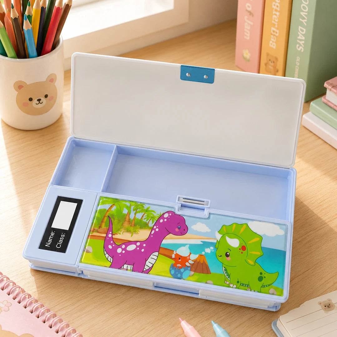 Dino Adventure Multifunctional Pencil Box