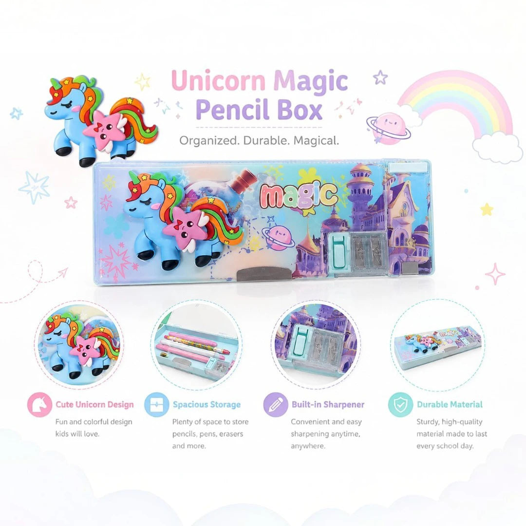 MagicDream Unicorn Pencil Box