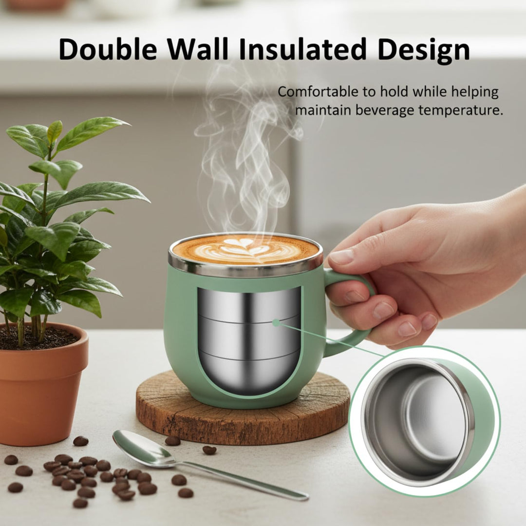 Double Wall Tea and Coffee Mugs