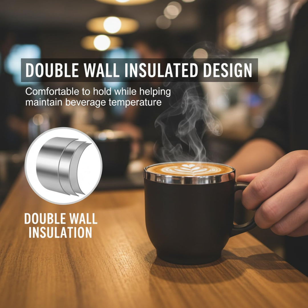 Double Wall Tea and Coffee Mugs