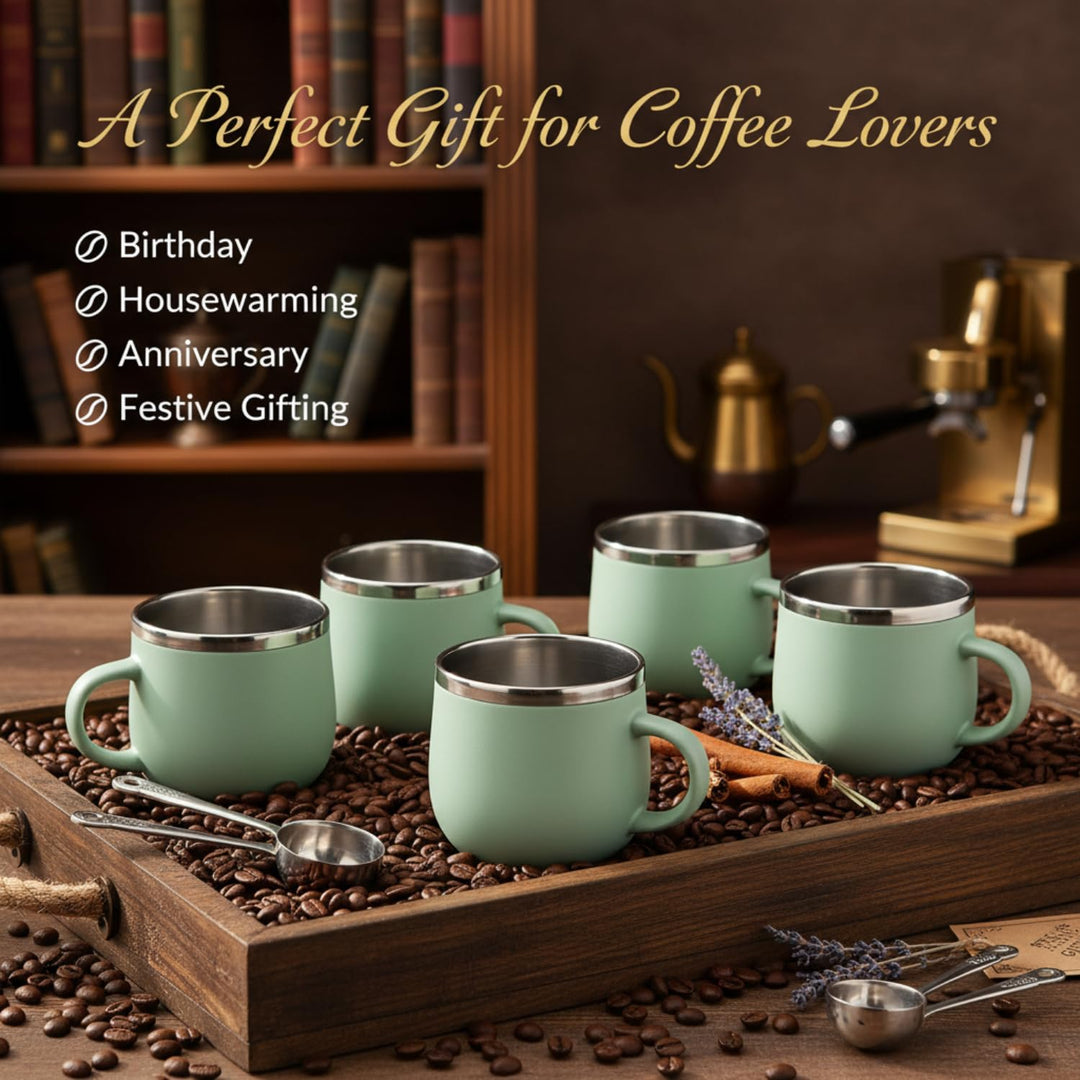 Double Wall Tea and Coffee Mugs