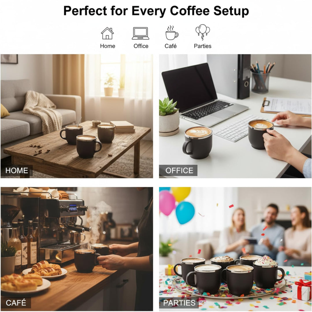 Double Wall Tea and Coffee Mugs