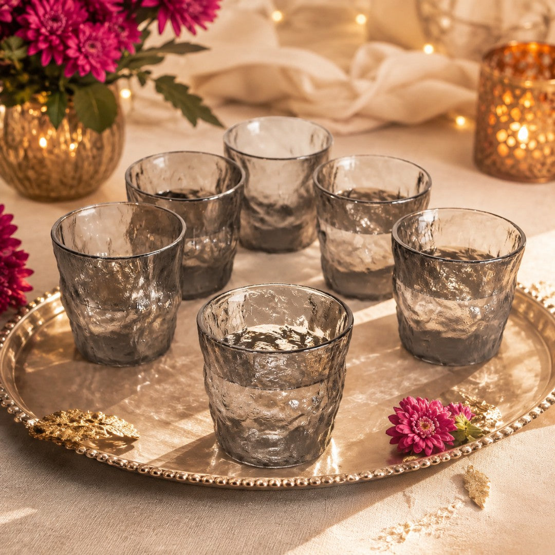 GLACIER TOUCH ELEGANT GLASS SET