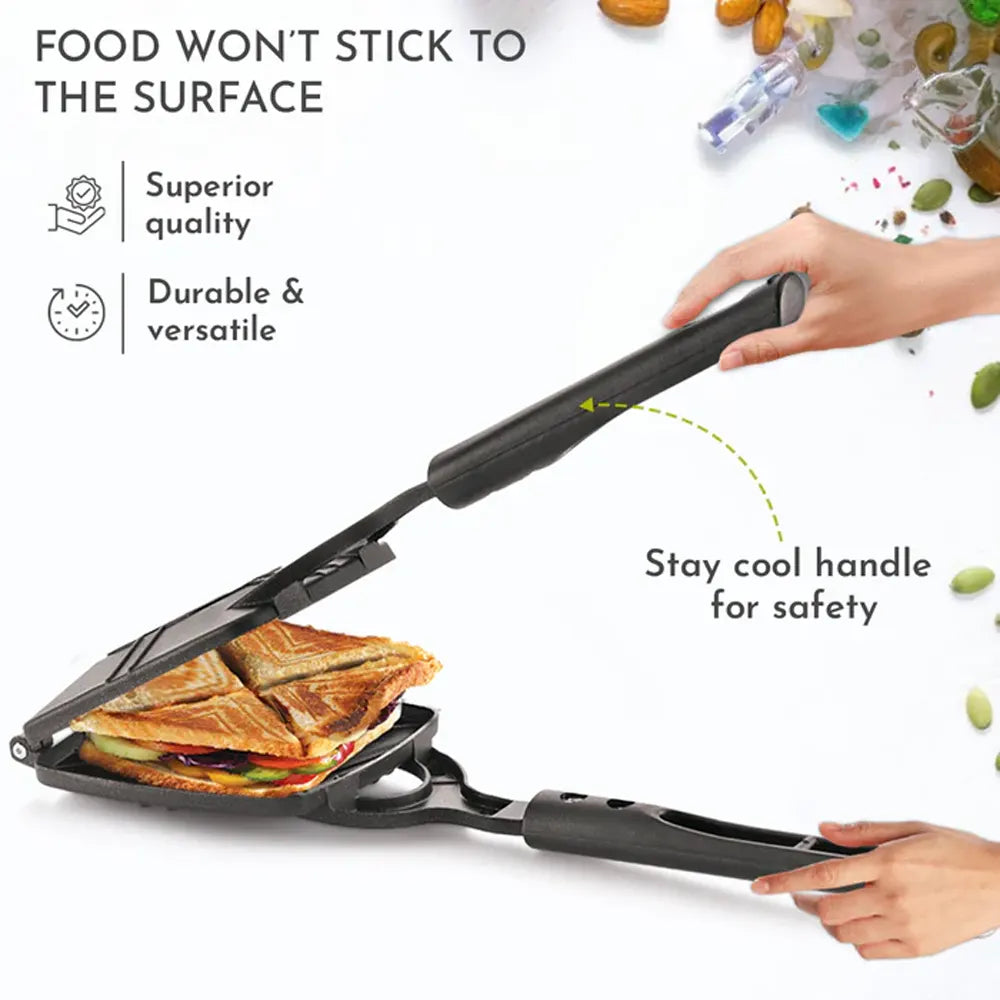 4 Cuts Non-Stick Grill Sandwich Maker
