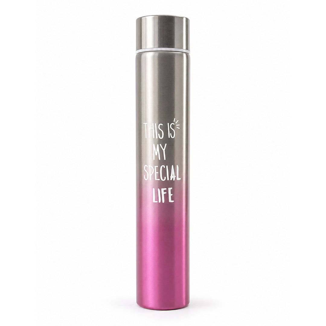 Pink Glow Steel Bottle