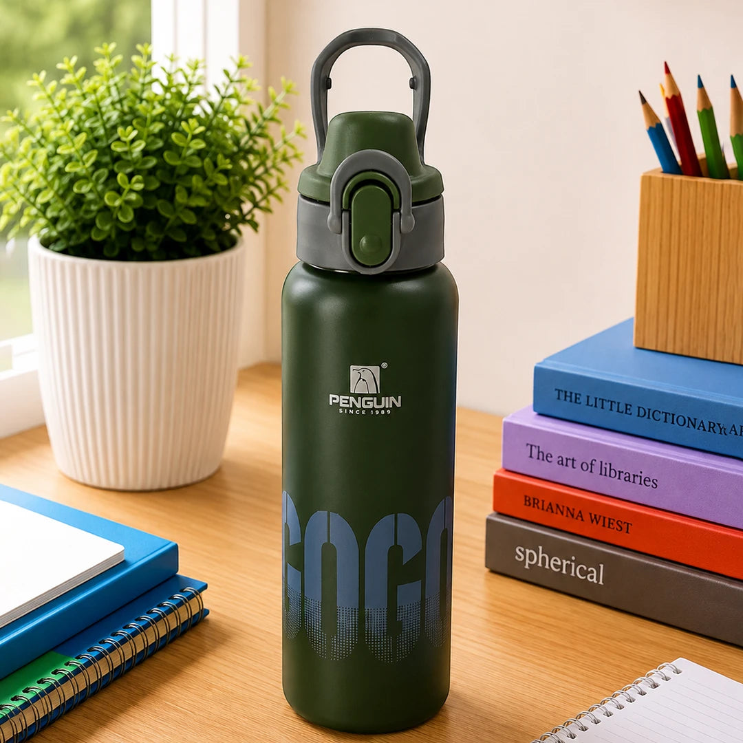 Penguin Forest Insulated Sipper Bottle