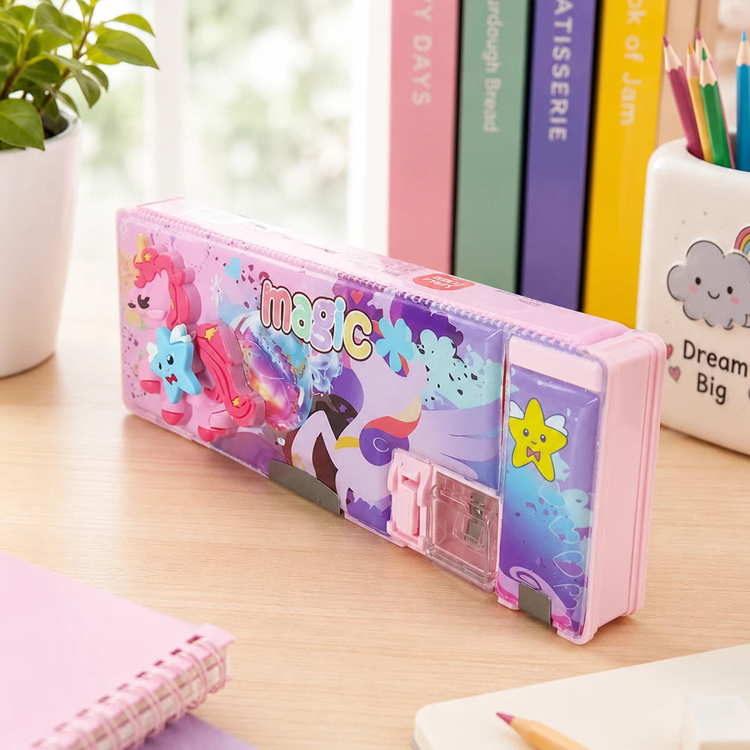Magic Unicorn Kids Multipurpose Pencil Box