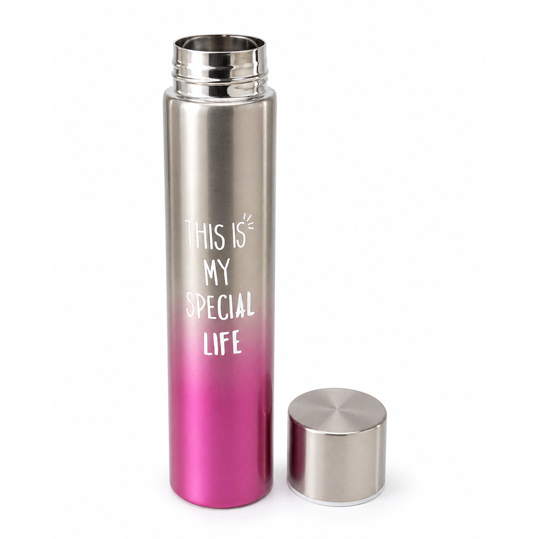 Pink Glow Steel Bottle