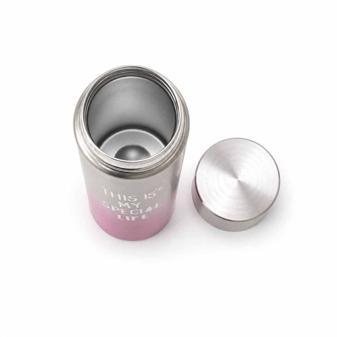 Pink Glow Steel Bottle