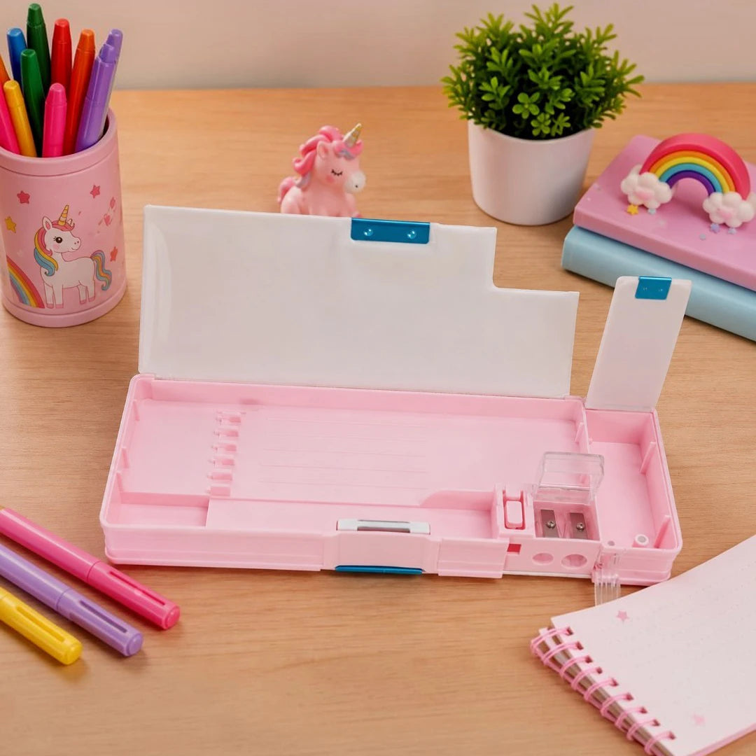 Rainbow Unicorn Pencil Box