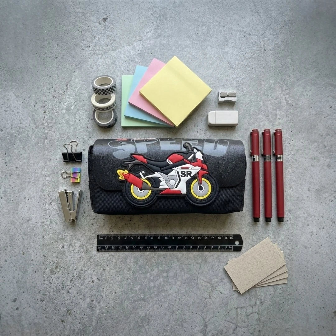 Speed Rider Pencil Case