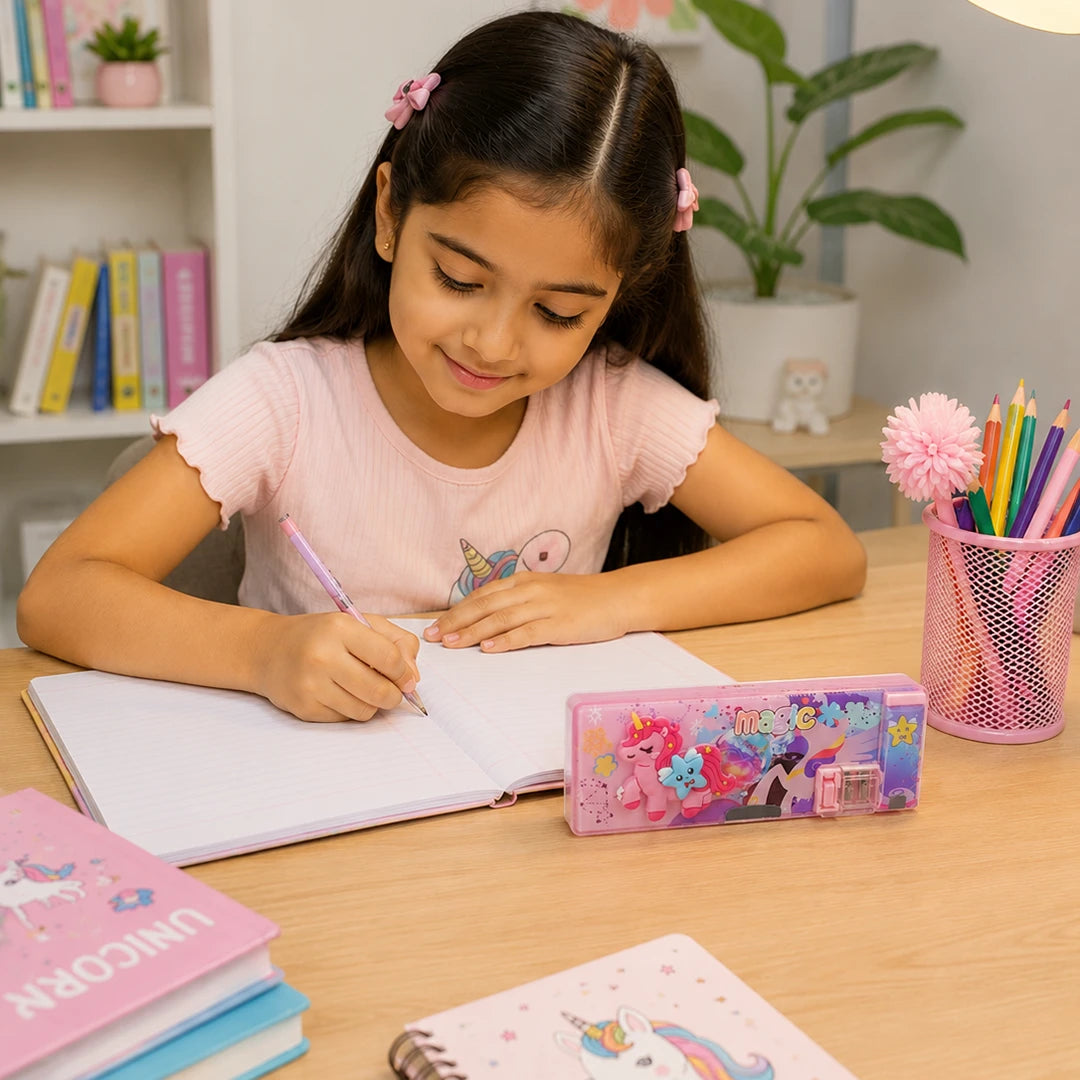 Magic Unicorn Kids Multipurpose Pencil Box