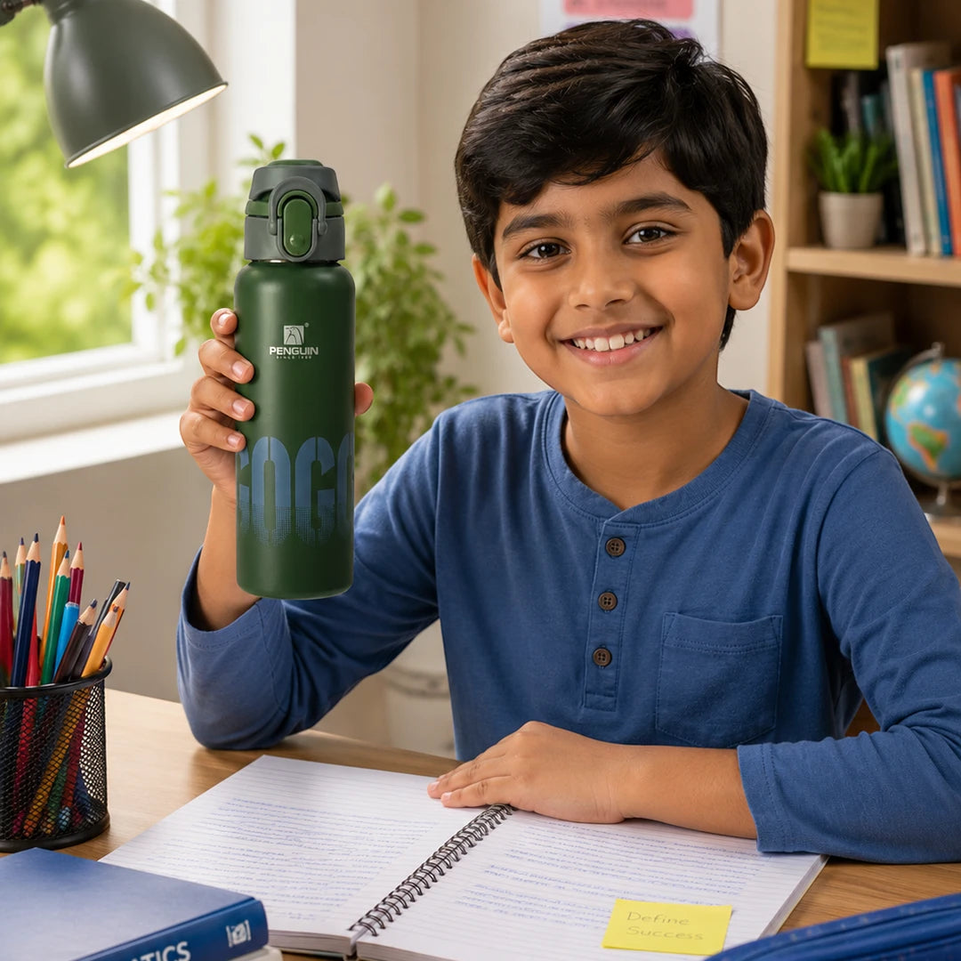 Penguin Forest Insulated Sipper Bottle