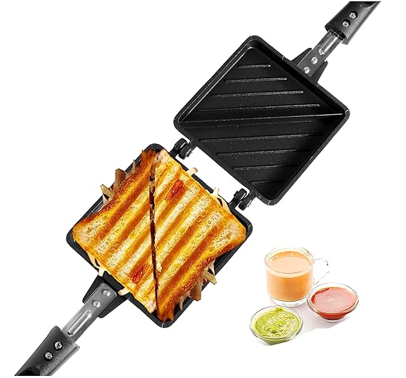 2 Cuts Non-Stick Grill Sandwich Maker