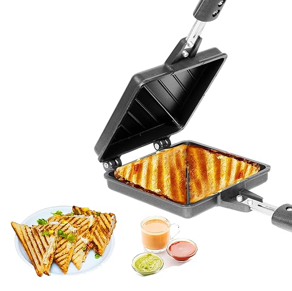 2 Cuts Non-Stick Grill Sandwich Maker