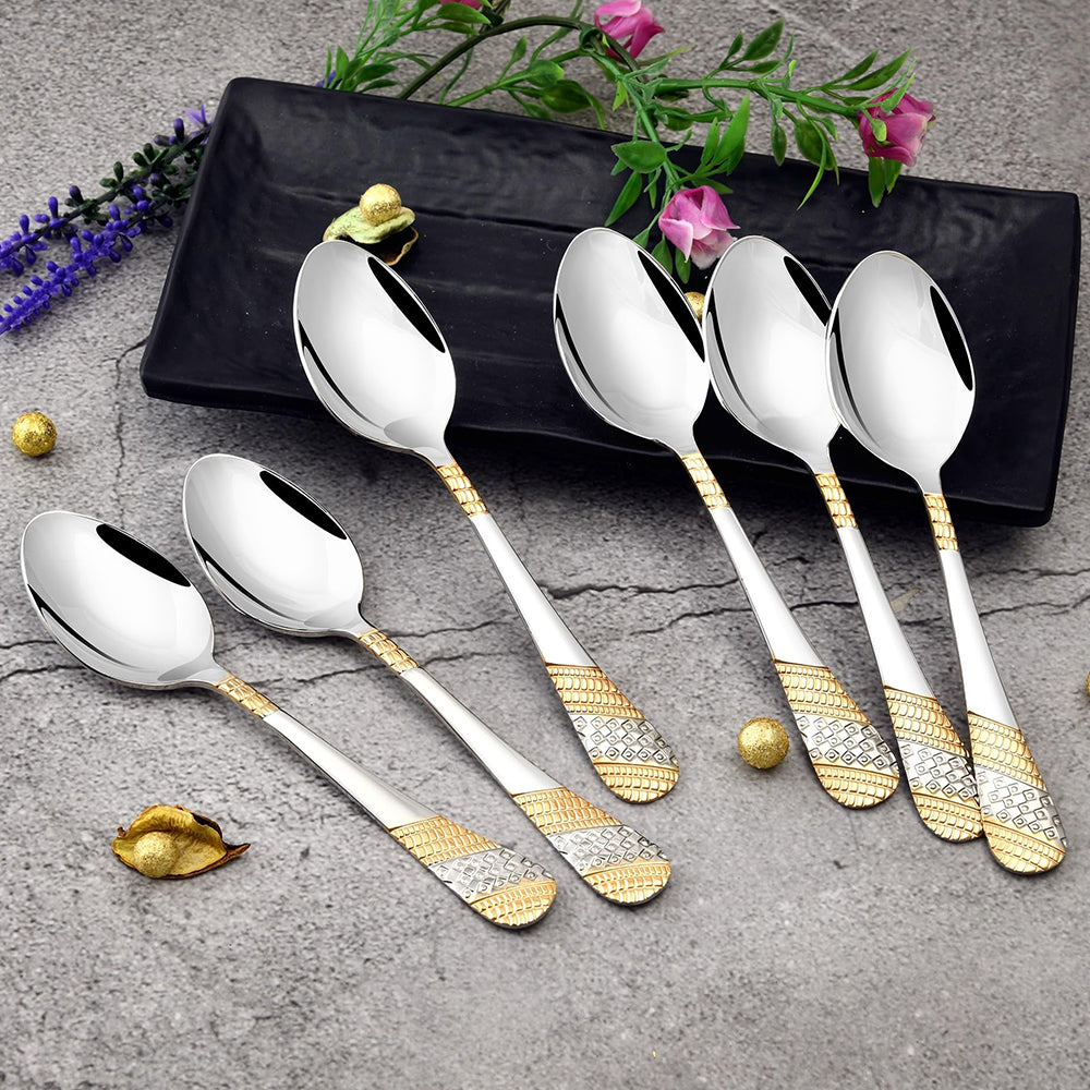 Golden Shine Stainless Steel Spoons