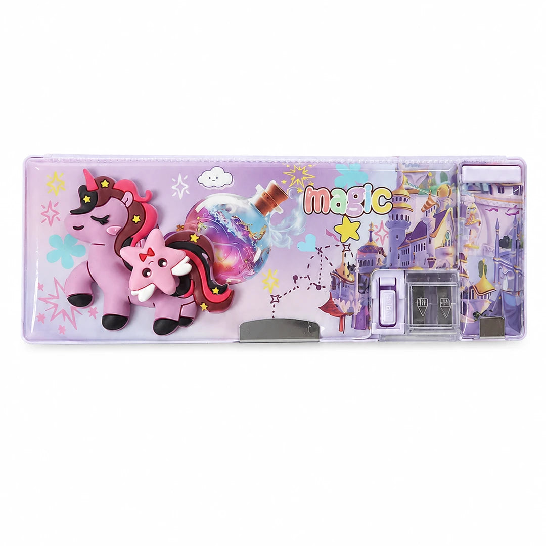 Magic Castle Unicorn Kids Multipurpose Pencil Box