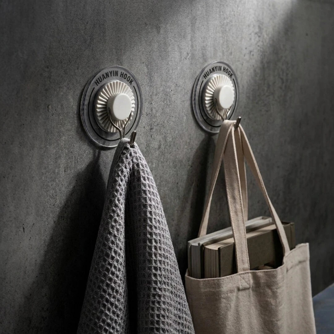 Clear Grip Wall Hooks