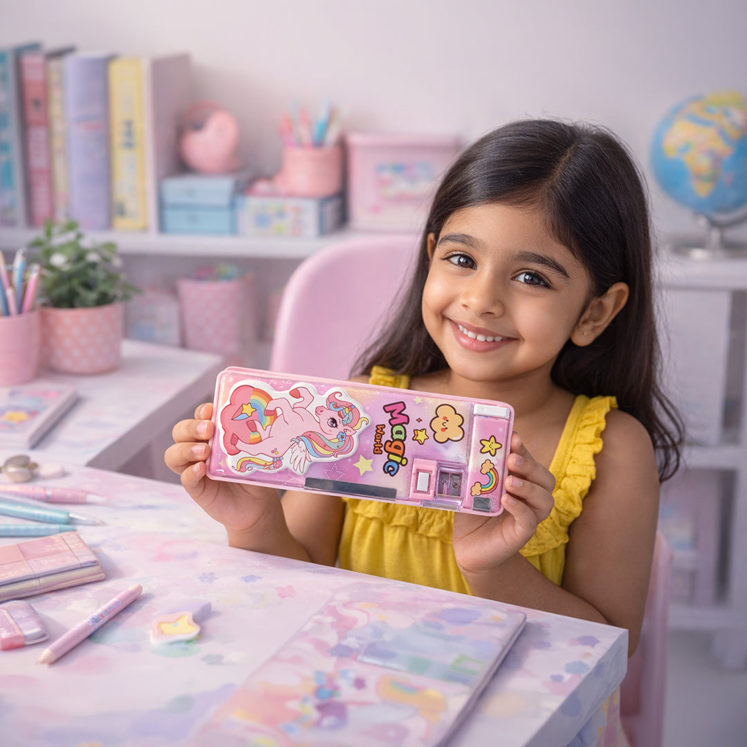 Pink Magic Pencil Box