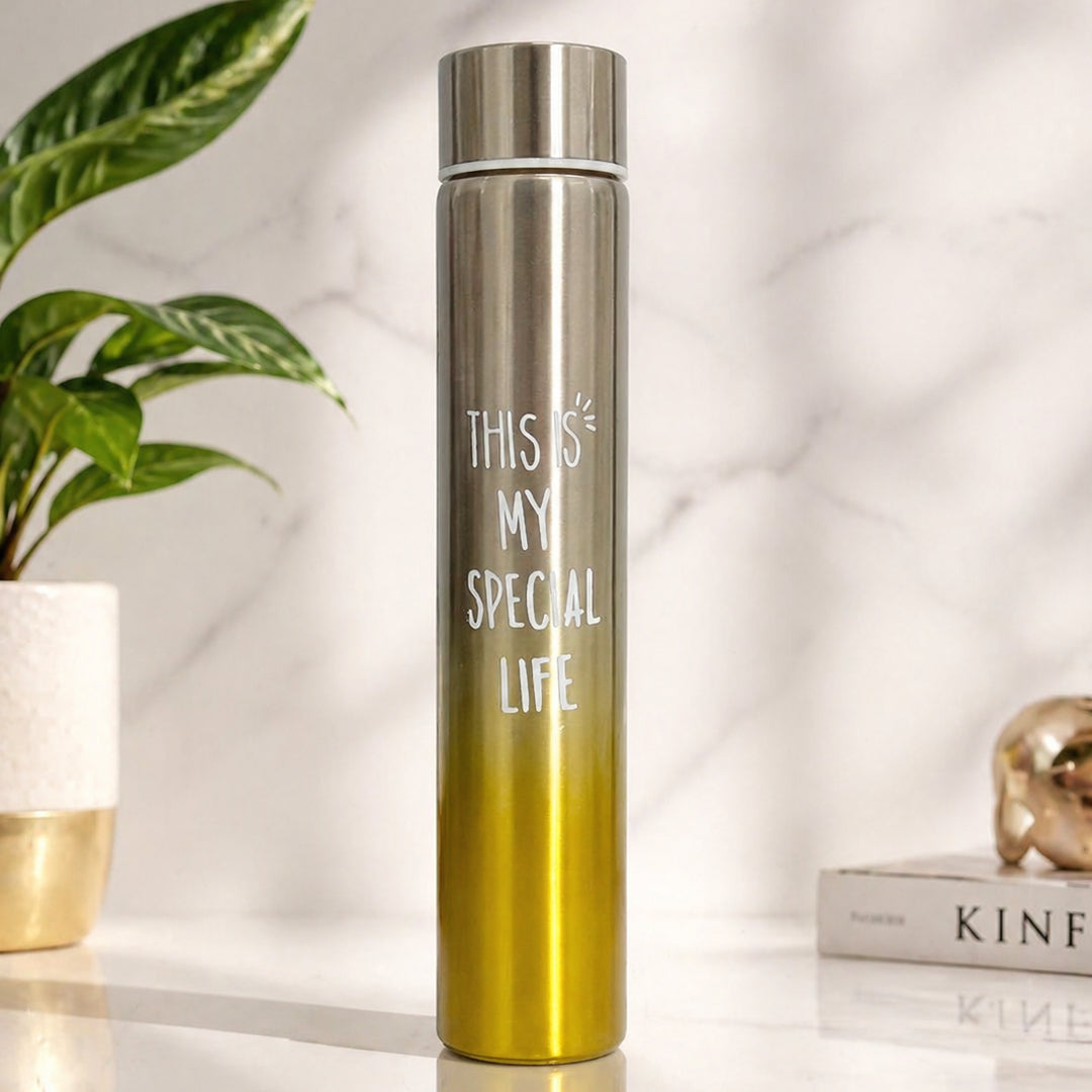 Golden Glow Steel Bottle